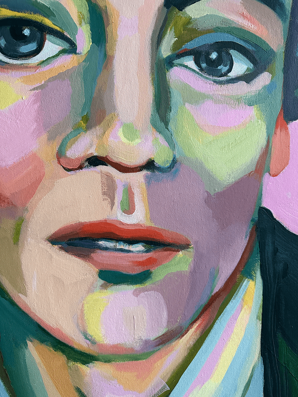Miles - original portrait painting