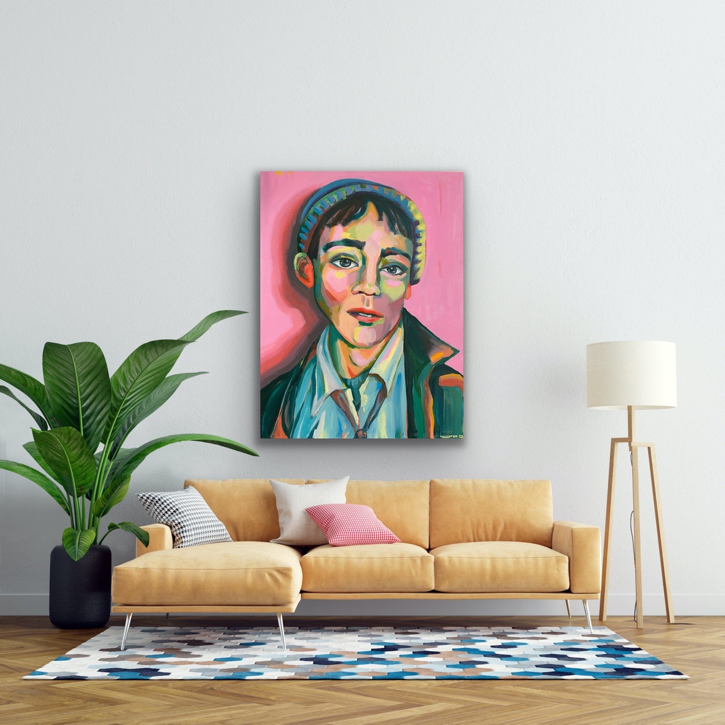 Miles - original portrait painting