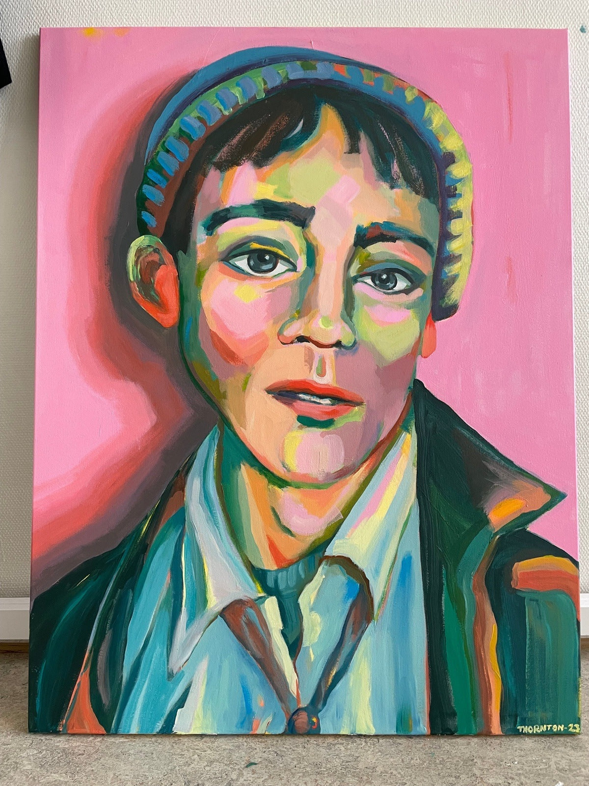 Miles - original portrait painting
