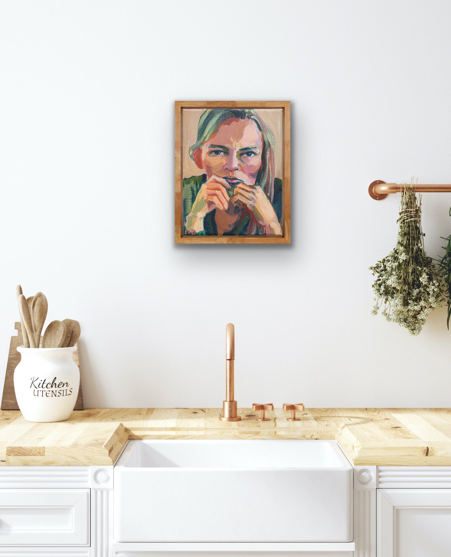 Self study - original portrait painting