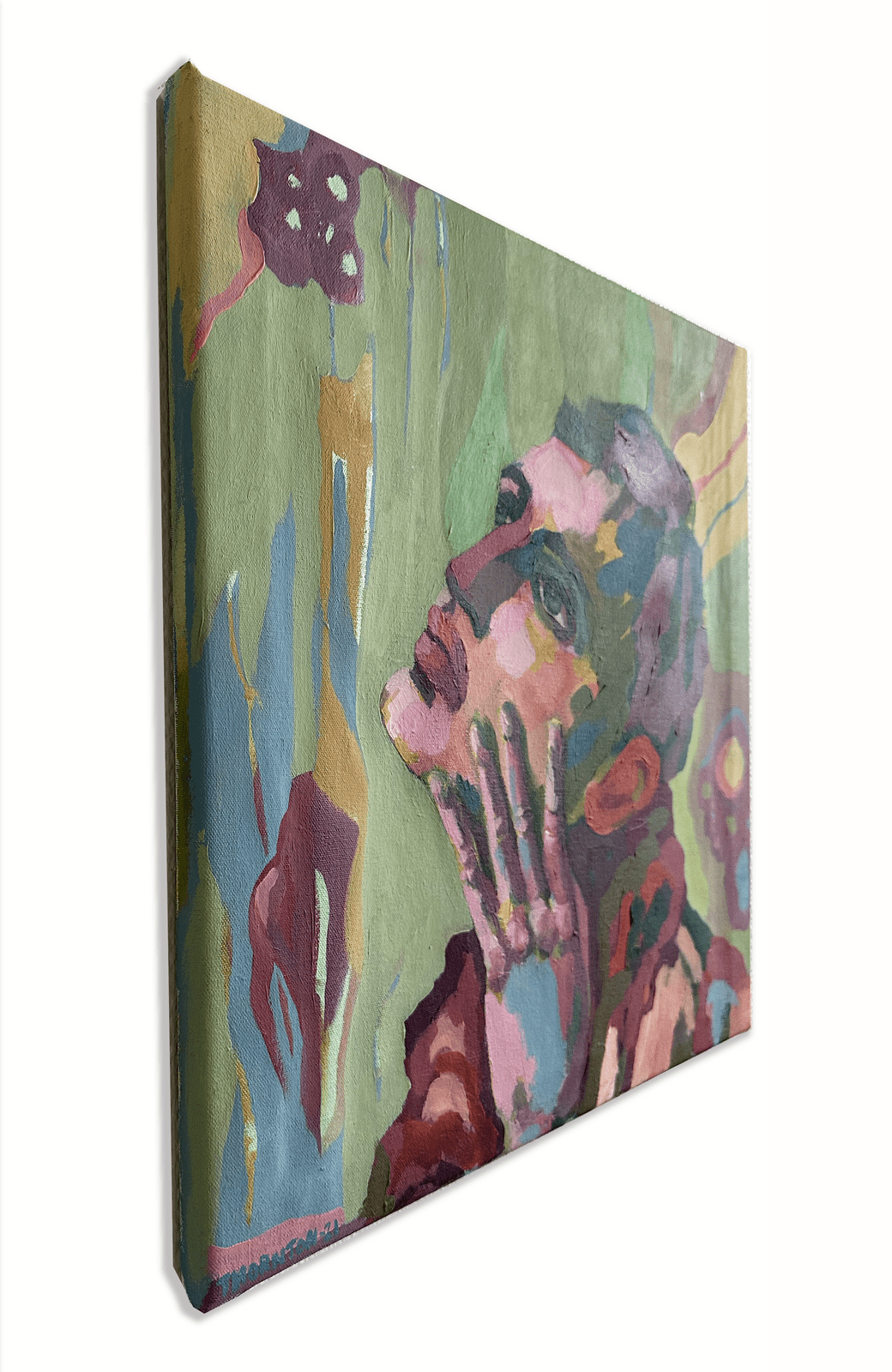 Si wondering - original portrait painting