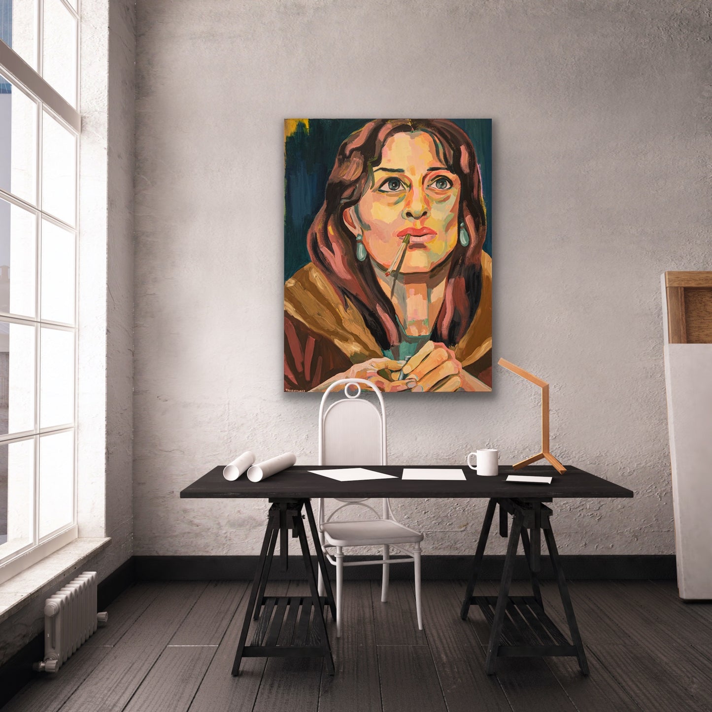 Britt - original portrait painting