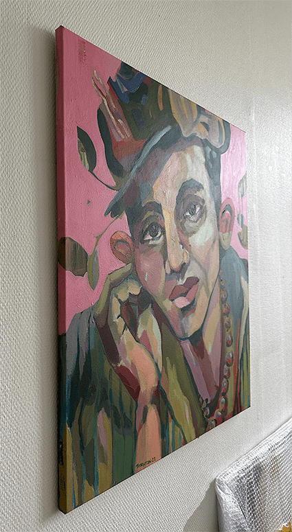 Frankie - original portrait painting