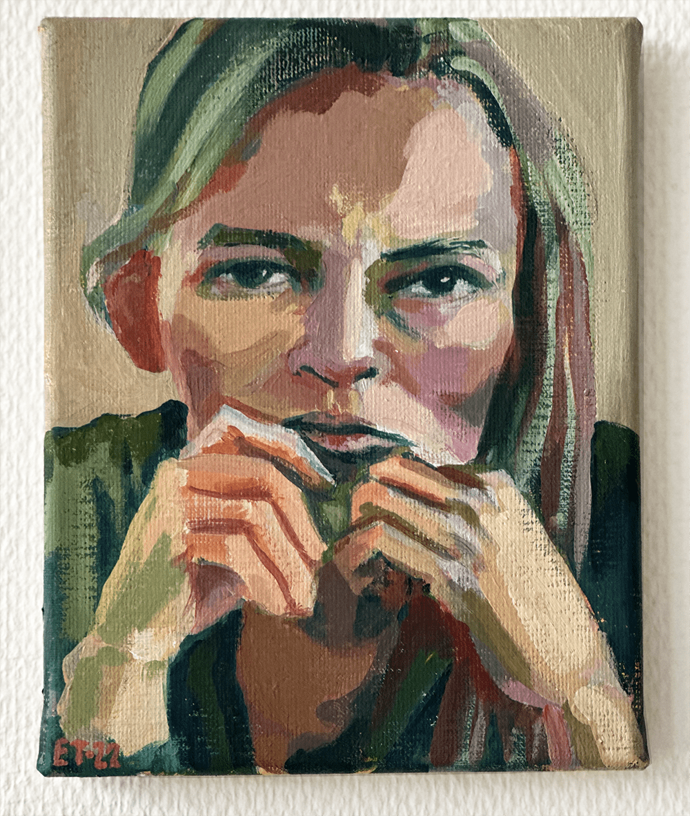 Self study - original portrait painting