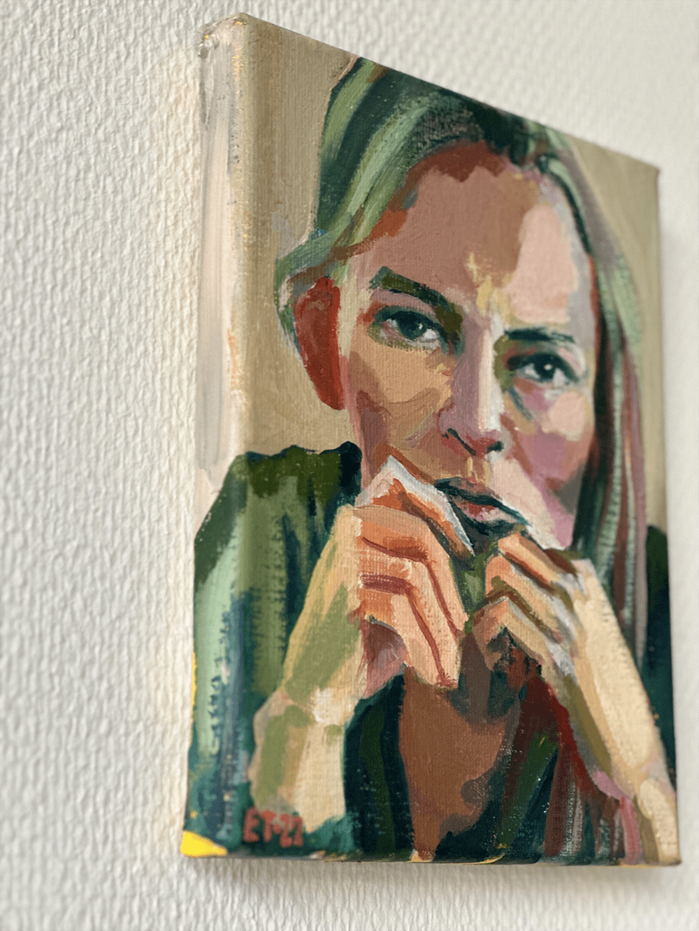 Self study - original portrait painting