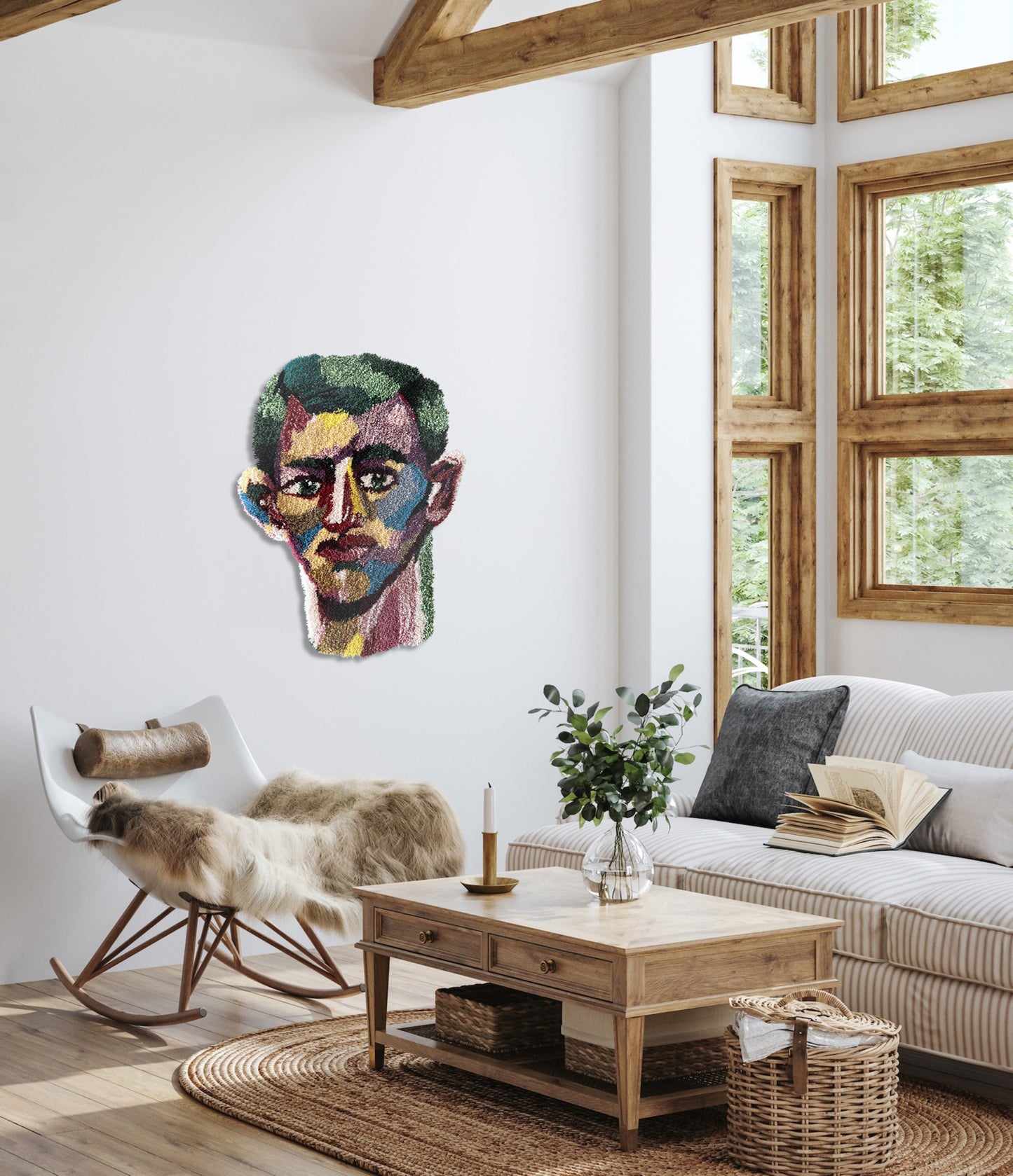 Roy - original tufted wall hanging