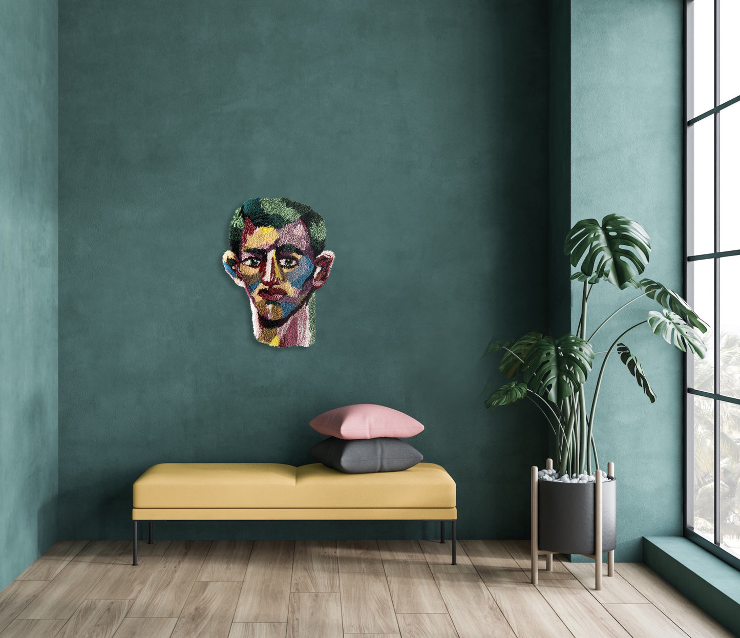 Roy - original tufted wall hanging