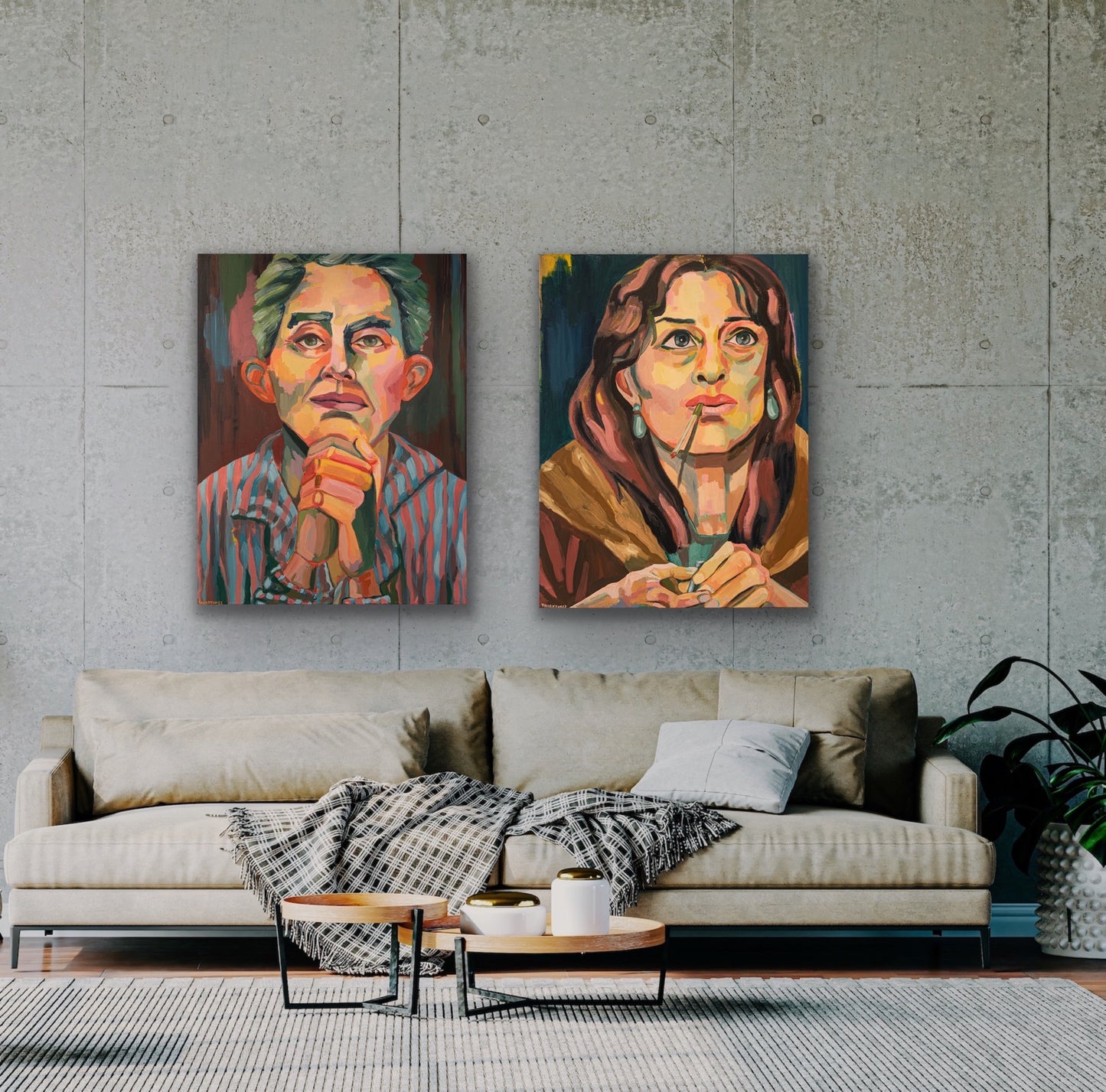 Britt - original portrait painting