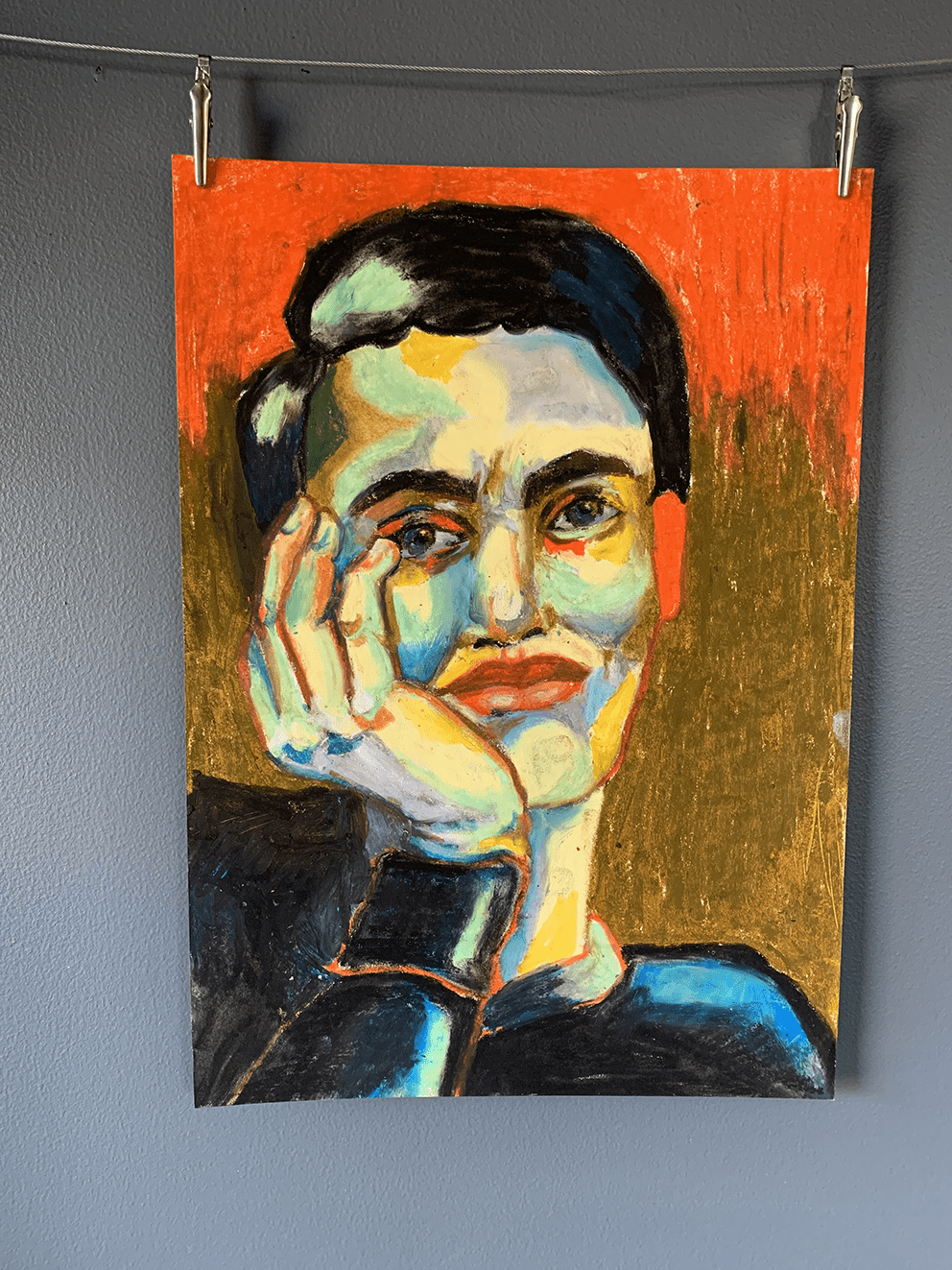 oil pastel no.5