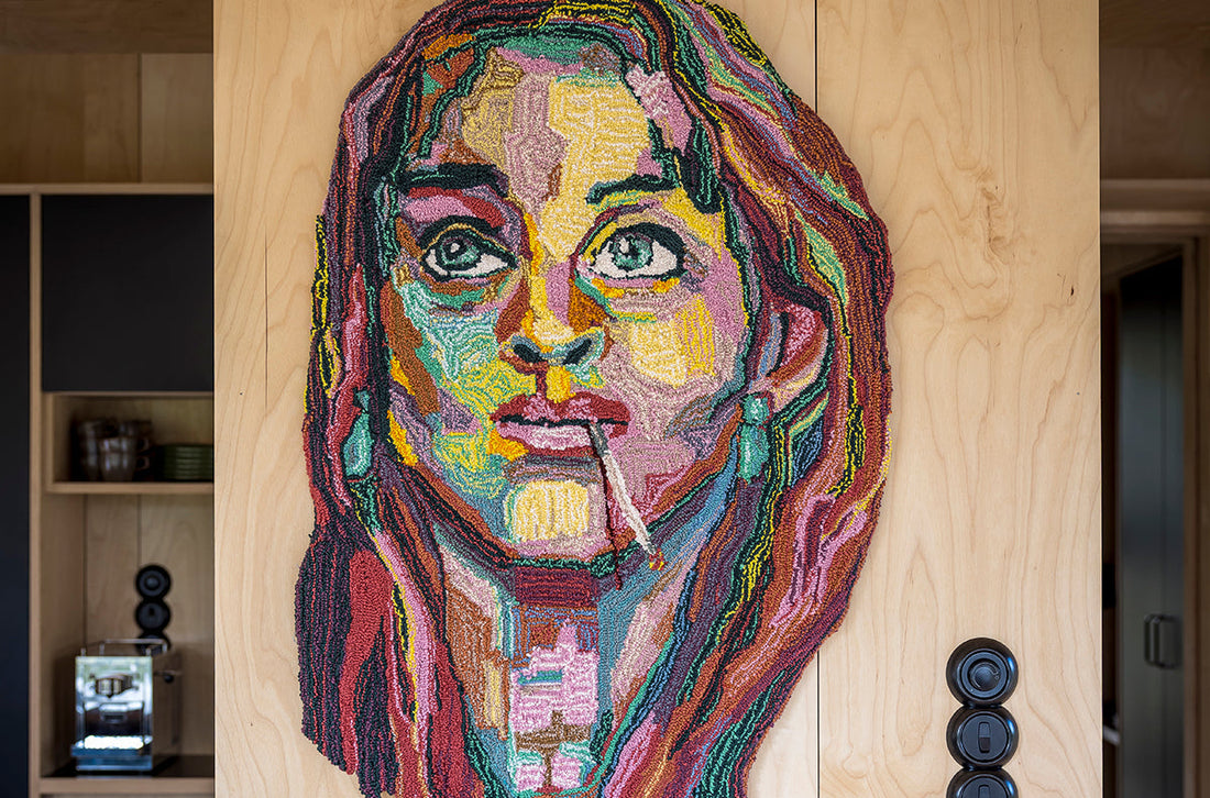 This is how I prepare a tuft for hanging