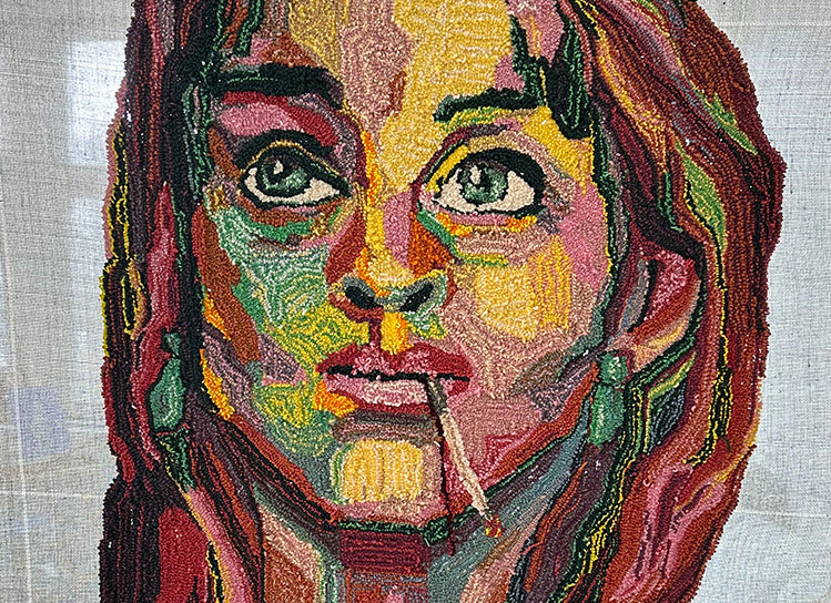 Gilda: A Tufted Portrait About the Courage to Live