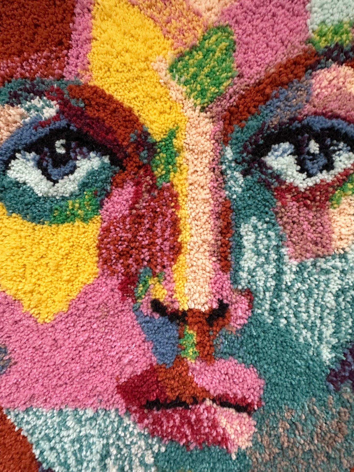 Between us - original tufted wall hanging