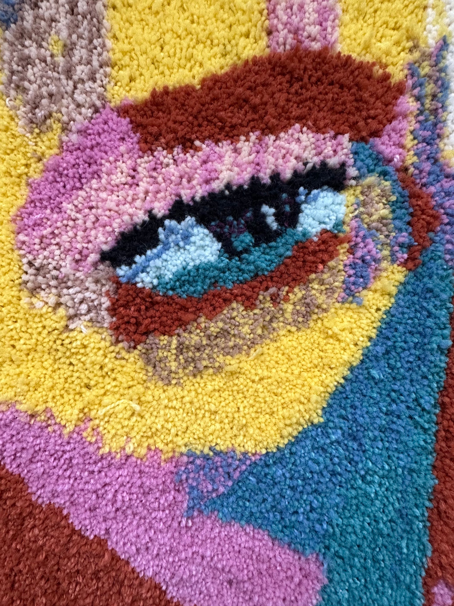 Between us - original tufted wall hanging