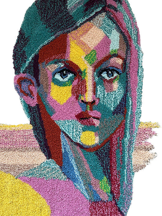 Between us - original tufted wall hanging