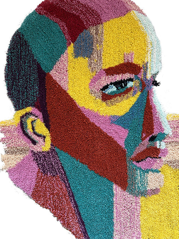 Between us - original tufted wall hanging