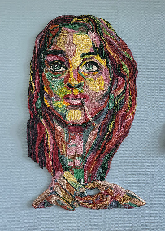 Gilda - original tufted wall hanging