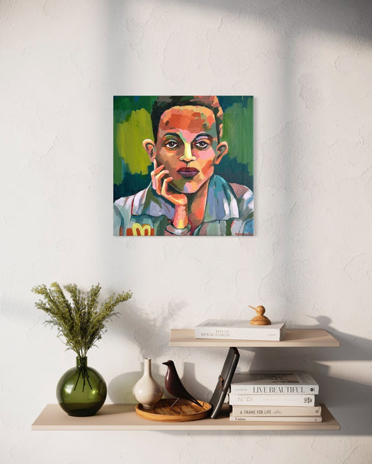 Oscar - original portrait painting