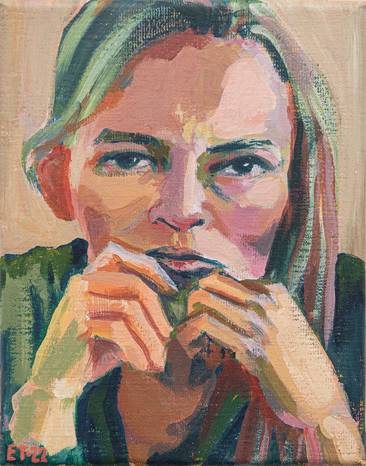 Self study - original portrait painting
